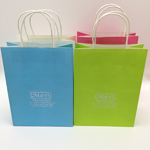 Eco-friendly Kraft Paper Bag Bespoke ,Gift bags series